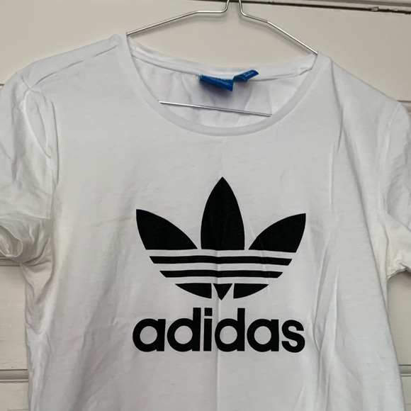 Adidas Boyfriend Trefoil Tee white Small - Picture 3 of 6
